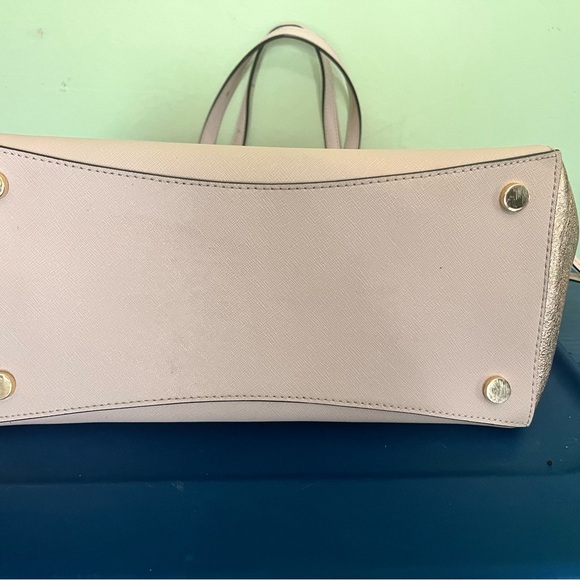 Michael Kors leather pink sparkly purse - Picture 3 of 9